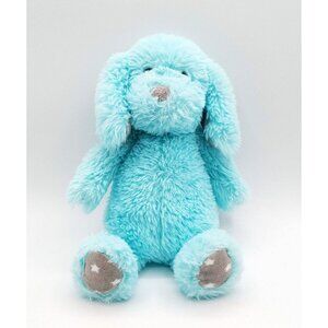 World's Softest Plush Blue Puppy Dog 9" Stuffed Animal SOFT Toy Grey Stars
